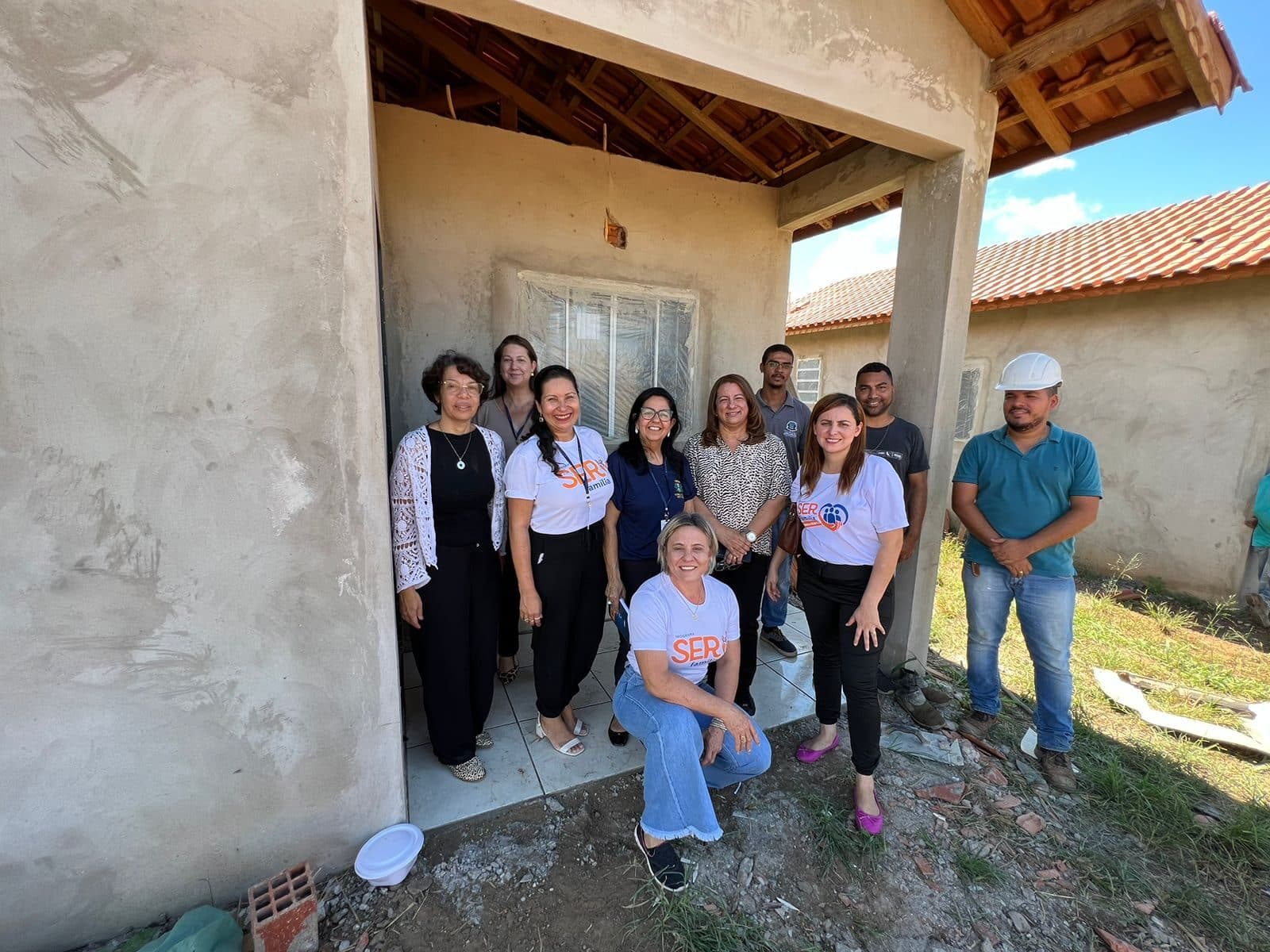 Equipe Da Setasc Faz Visita T Cnica Na Obra Do Programa Ser Fam Lia