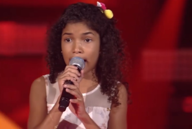 Menina de Mato Grosso é aprovada na primeira fase do The Voice Kids