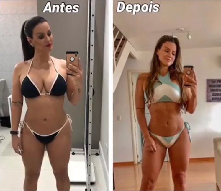 Carol Dias emagrece 8 kg em 8 semanas e mostra o antes e depois