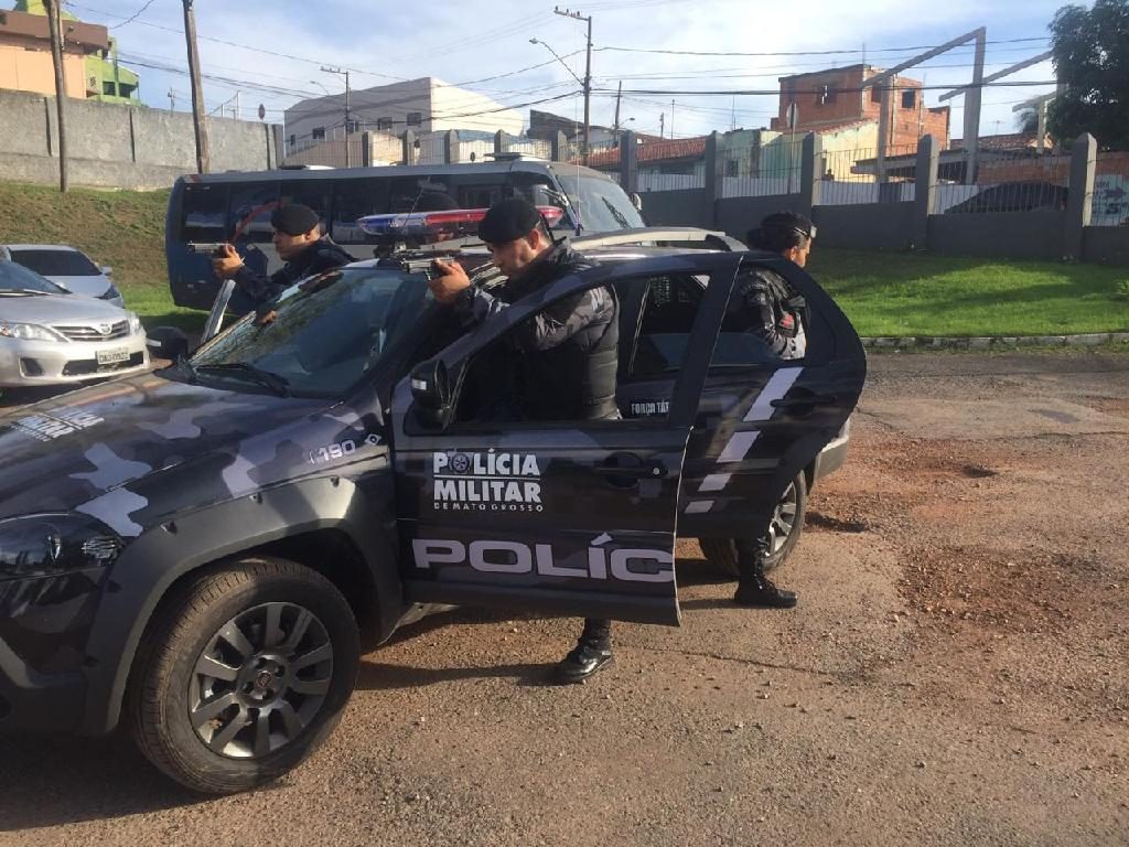 Policiais recebem treinamento para instalação da Companhia de Força Tática em Cuiabá