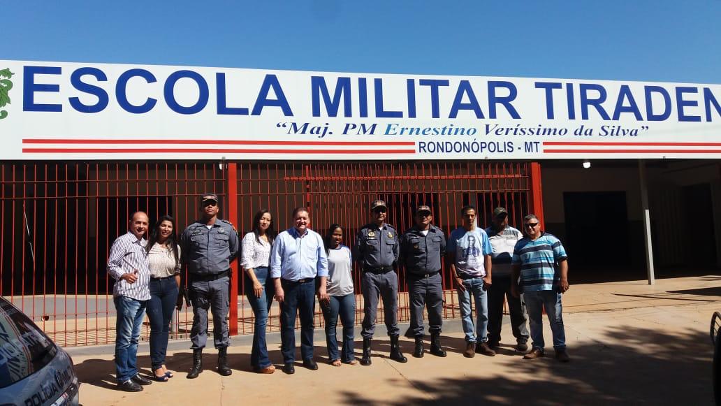 Deputado Sebastião Rezende articula visita técnica para ativação da Escola Militar