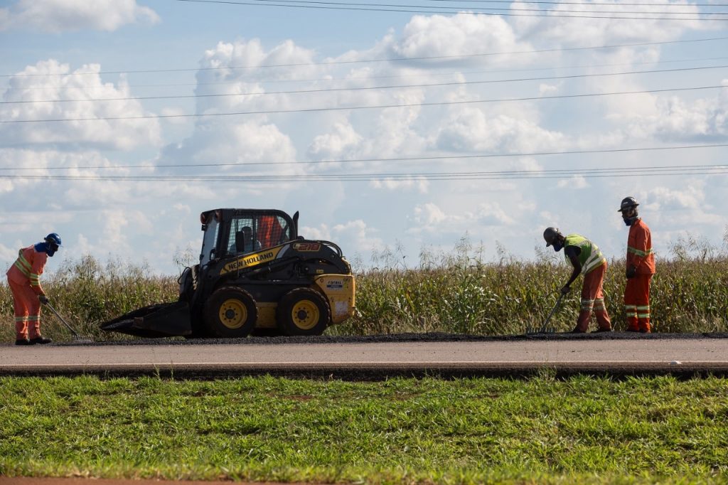Obras de recuperação na BR-364 entre Várzea Grande e Rosário Oeste são reforçadas