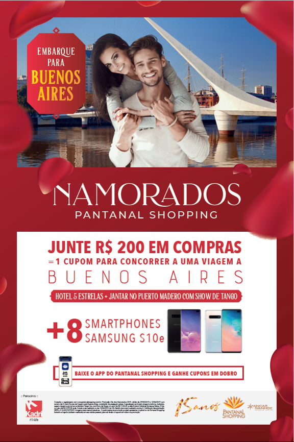 Pantanal Shopping levará namorados a Buenos Aires