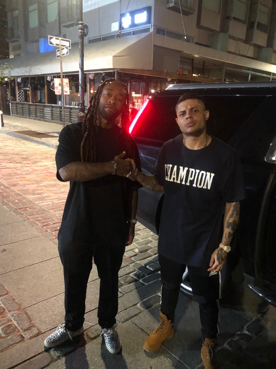 Mc Lan encontra rapper Ty Dolla Sign nos EUA