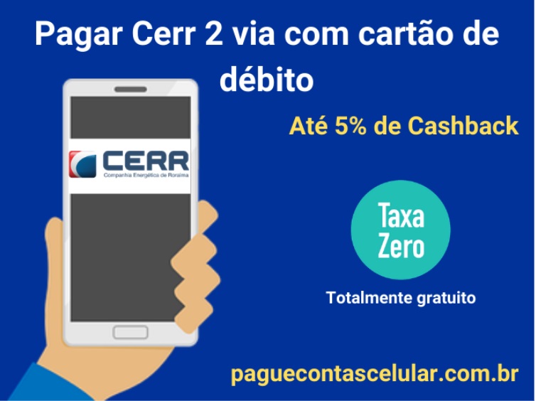 Obtenha até 5% de reembolso com o seu pagamento Cerr