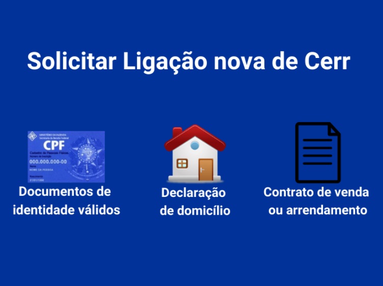 Passos para solicitar Ligação nova de luz