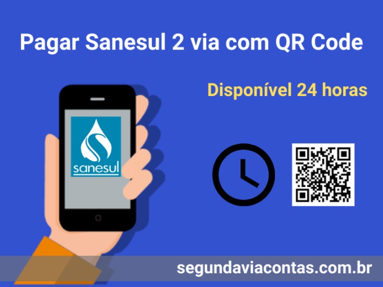 Pague sua conta de água a qualquer hora do dia