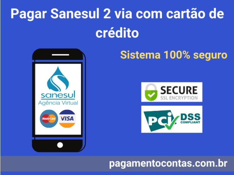 Mantenha seu serviço de água atualizado com seu cartão de crédito