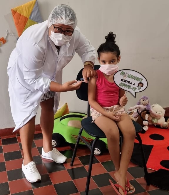 Guiratinga inicia o processo de imunização de crianças entre 05 e 11 anos