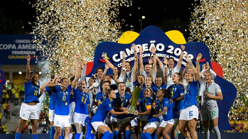 Foto oficial da Seleção Brasileira Feminina - Copa América…