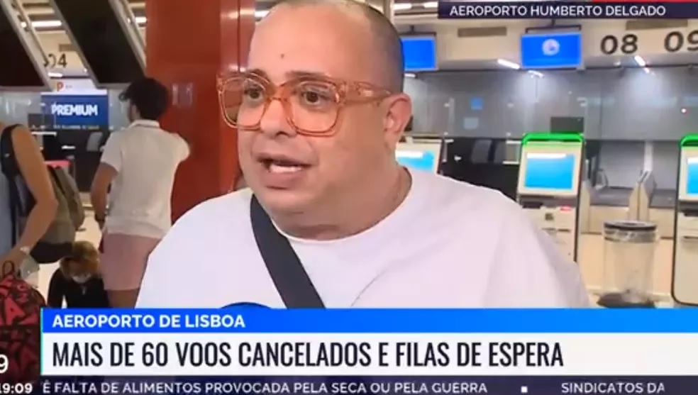 Quem é Abdiás Melo, humorista que viralizou no aeroporto de Lisboa