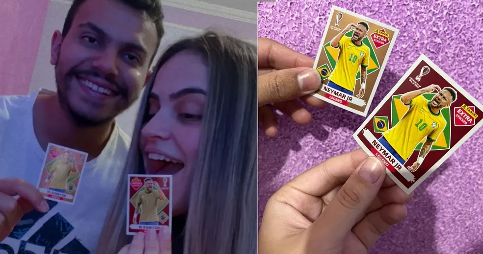 Figurinha Legend Do Neymar De Ouro Copa Do Mundo 2022