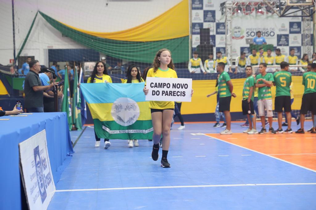 Vôlei e basquete movimentam etapa Centro-Oeste dos Joguinhos Abertos em  Campos Novos