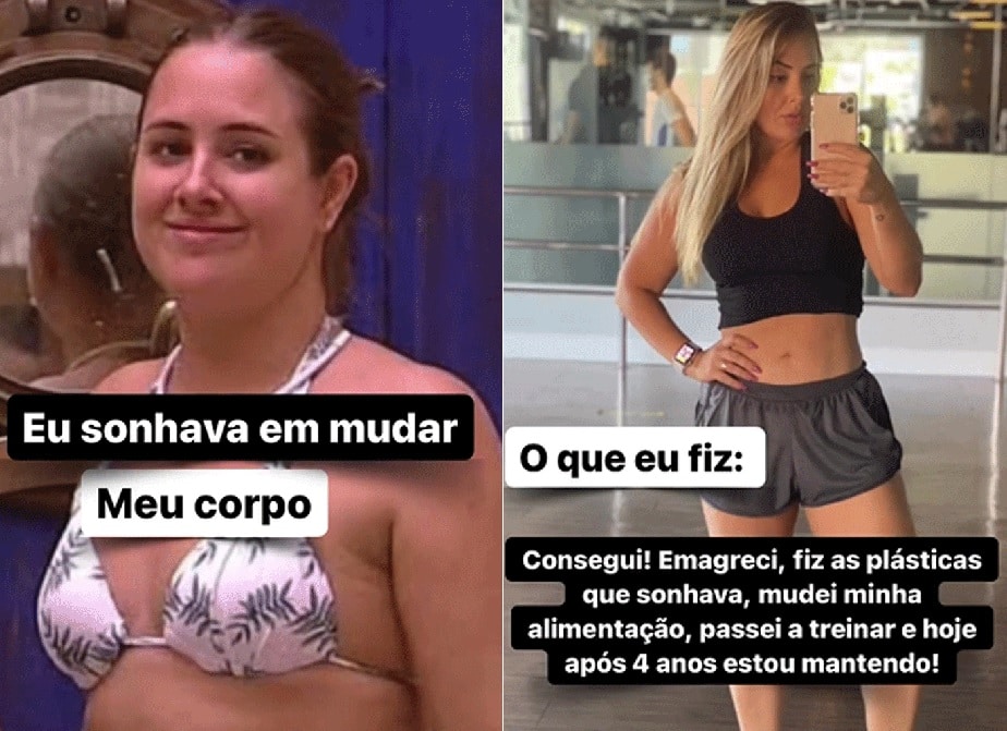 Patr Cia Leitte Mostra Antes E Depois De Corpo E Conta Como Mant M Boa