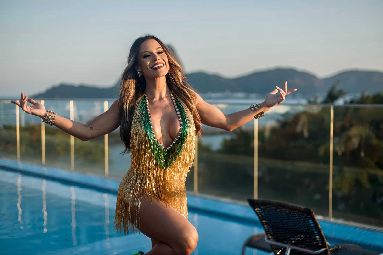 Aricia Silva é a nova Musa para o Carnaval 2024 da Imperatriz  Leopoldinense, atual campeã do carnaval carioca