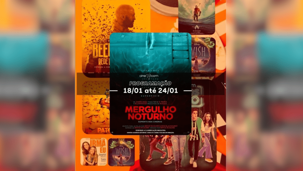 Filme de terror "Mergulho Noturno" chega ao cinema de Rondonópolis nesta quinta-feira (18)