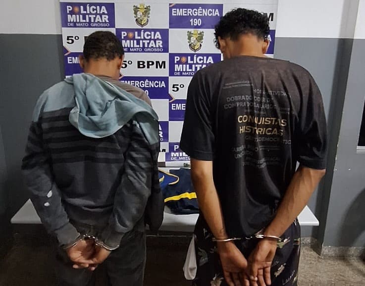 Dois indivíduos são presos após uma série de roubos a ciclistas em Rondonópolis
