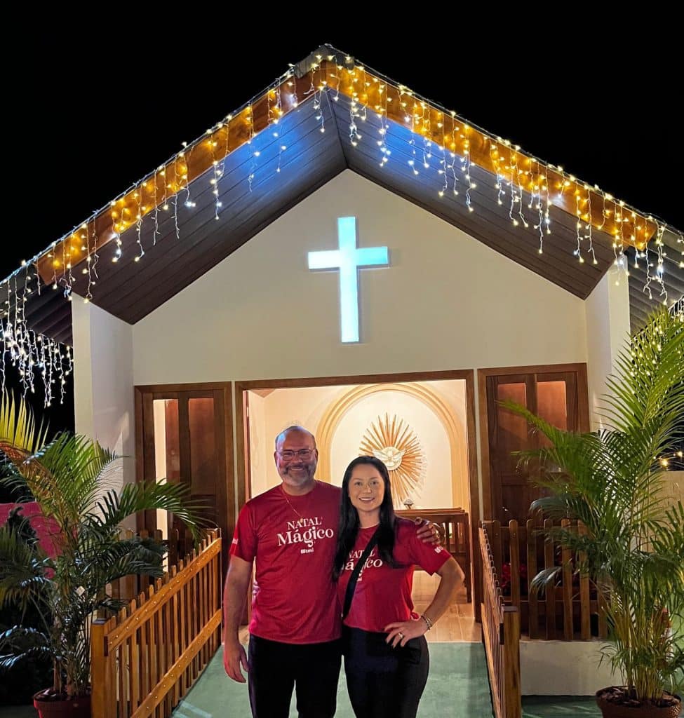 Thiago e Patrícia Muniz, realizadores do Natal Mágico