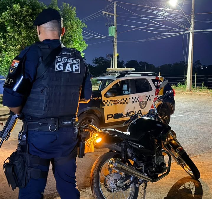 Polícia Militar combate veículos sem placa em Rondonópolis, MT