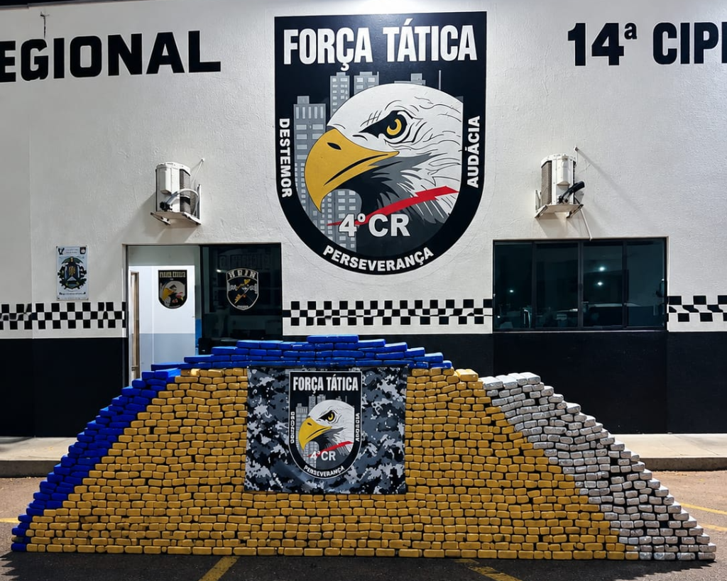 Polícia Militar apreende mais de 10 toneladas de drogas em Mato Grosso