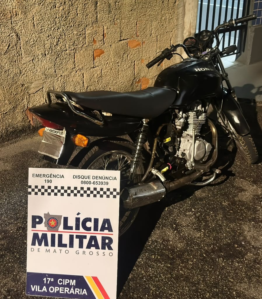 Menor é detido por direção perigosa e placa adulterada em Rondonópolis, MT