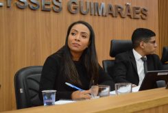 Ione Rodrigues esteve ontem na Câmara de Rondonópolis
