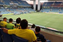 O Dourado enfrenta o E.C. Vitória nesta quarta-feira (05.06), às 19h, na Arena Pantanal. - Foto por: Layse Ávila