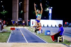 Lissandra Maysa Campos prata no salto em distância no Ibero-Americano de Atletismo - Foto por: Mayke Toscano/Secom-MT