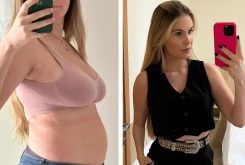 Bárbara Evans antes e depois de eliminar 17 kg — Foto: Reprodução/Instagram