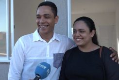 Jackson William Claudiano dos Santos e a professora Gisele de Souza foram beneficiados com subsídio de programa
Crédito - Secom-MT