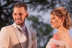 Lucas Borbas e Isabel Veloso no dia do casamento — Foto: Reprodução/Instagram