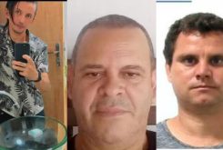 Da esquerda para a direita: Nilson Nogueira, de 42 anos, Elizeu Rosa Coelho, de 58 anos e Marcio Rogerio Carneiro, de 34 anos. — Foto: Reprodução