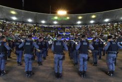 Solenidade reuniu mais de oito mil pessoas, no Parque de Exposições, em Cuiabá - Foto por: Josi Dias